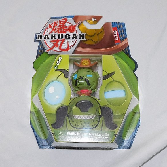 Bakugan Cowboy Cubbo Figure Card BakuCore Transforming Action Figure Green NEW - Picture 1 of 3